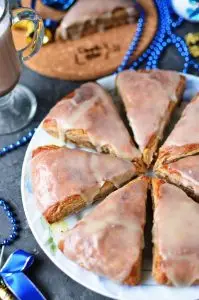Maple Glazed Gingerbread Scones