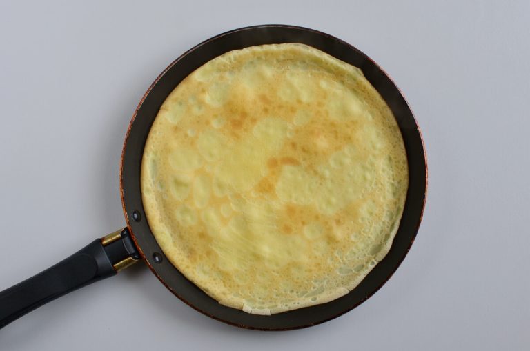 Step 5 - Mushroom Ham and Goat’s Cheese Pancakes