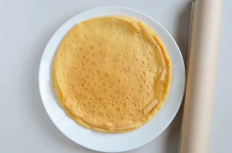 Step 6 - Mushroom Ham and Goat’s Cheese Pancakes