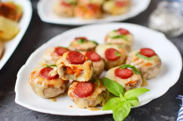 Step 6 - Pizza-Stuffed Mushrooms