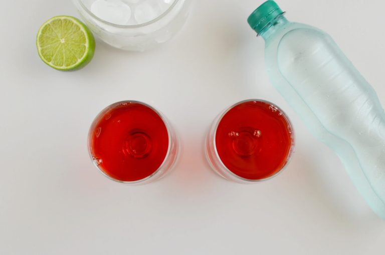 Step 2 - Pomegranate Lime Spritzer (Non-Alcoholic)