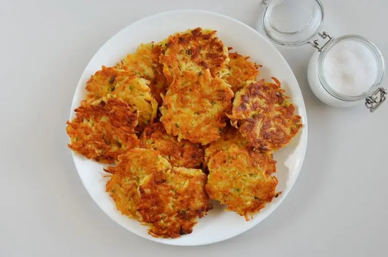Step 10 - Potato Latkes with Caramelized Onion Sour Cream