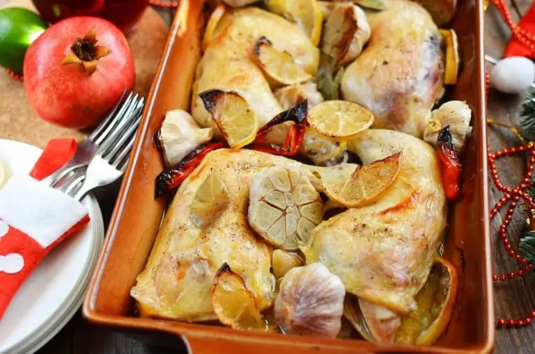 Step 7 - Roast Chicken Legs with Lots of Garlic