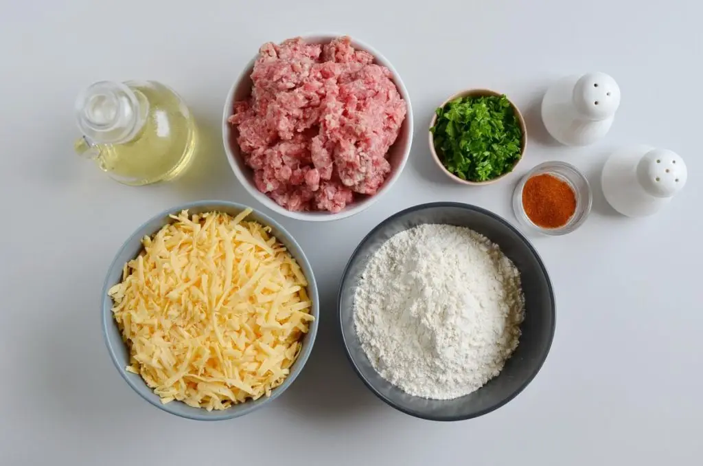 Ingredients for Sausage Balls