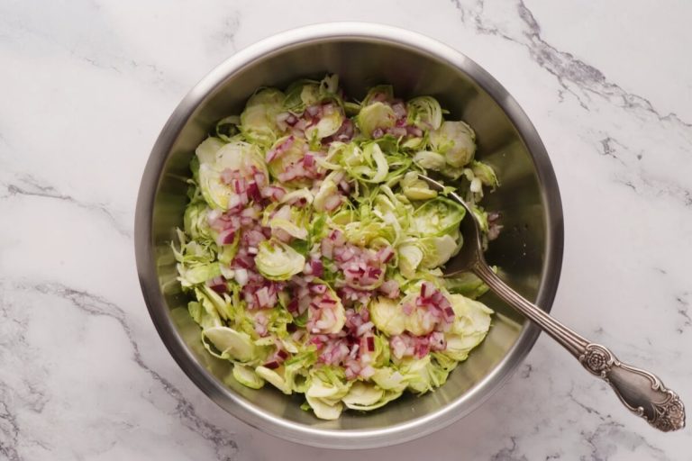 Step 2 - Shaved Brussels Sprout Salad