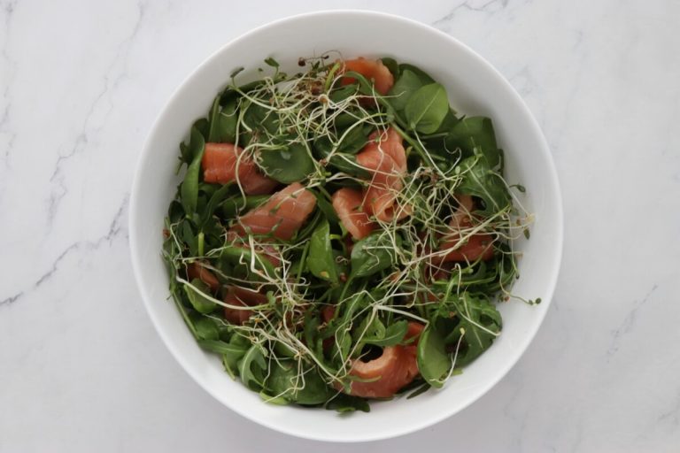 Step 1 - Smoked Salmon Salad