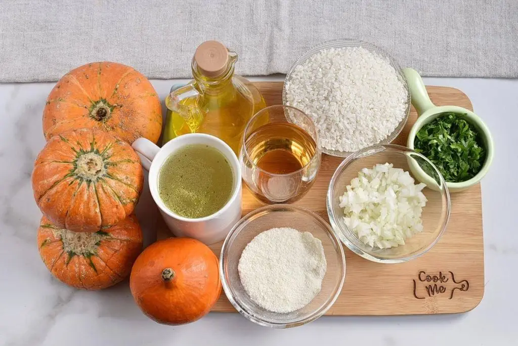 Ingredients for Stuffed Baby Pumpkins