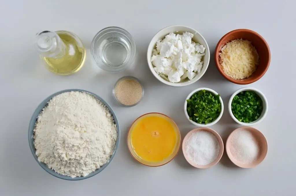 Ingredients for Tear & Share Feta Herb Bread
