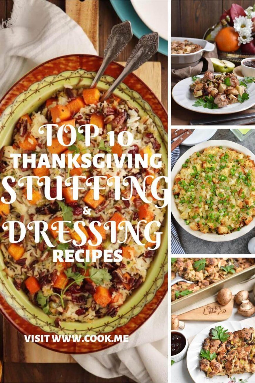 Top 10 Thanksgiving Stuffing Dressing Recipes-Best Stuffing and Dressing Recipes for Thanksgiving