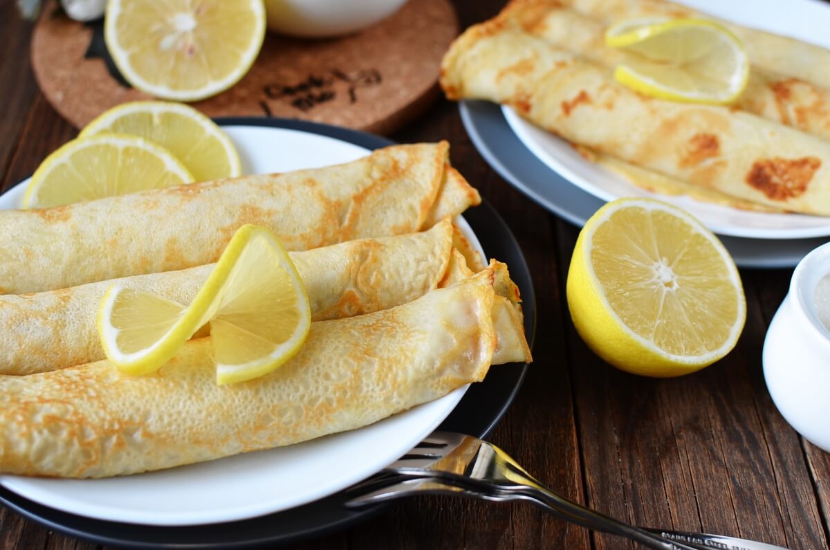 Traditional British Shrove Tuesday Pancakes