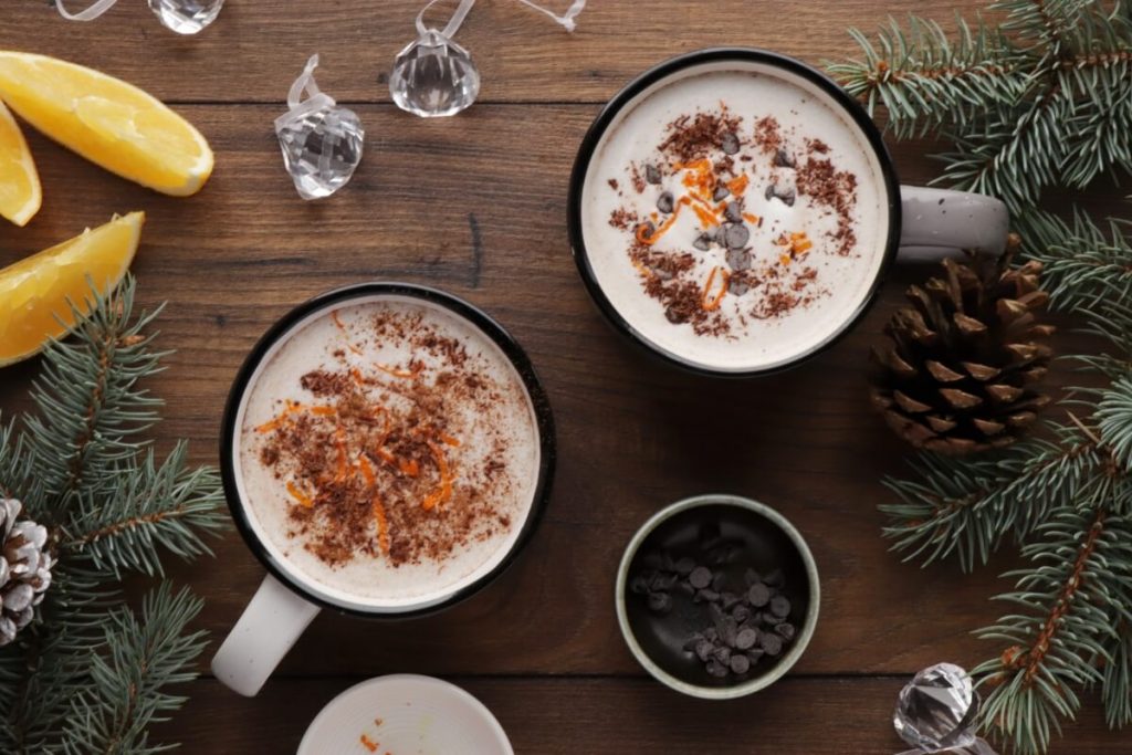 How to serve Vegan Orange Hot Chocolate