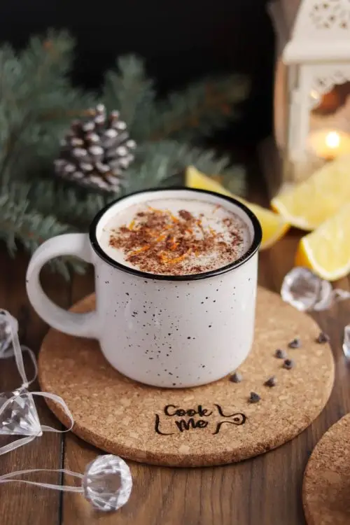 Vegan Orange Hot Chocolate