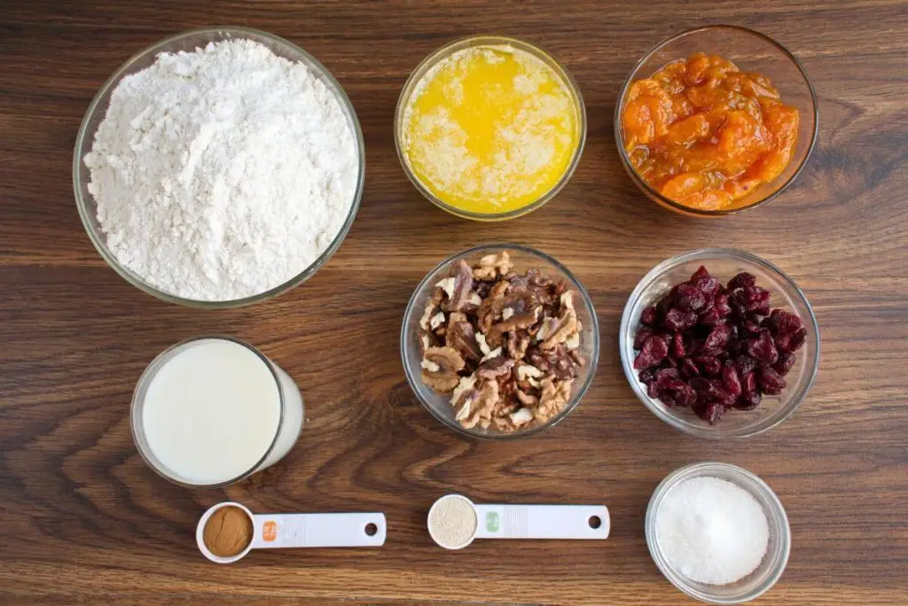 Ingredients for Walnut Rugelach