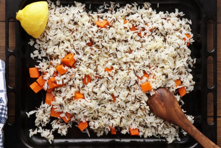 Step 6 - Warm Christmas Rice Salad