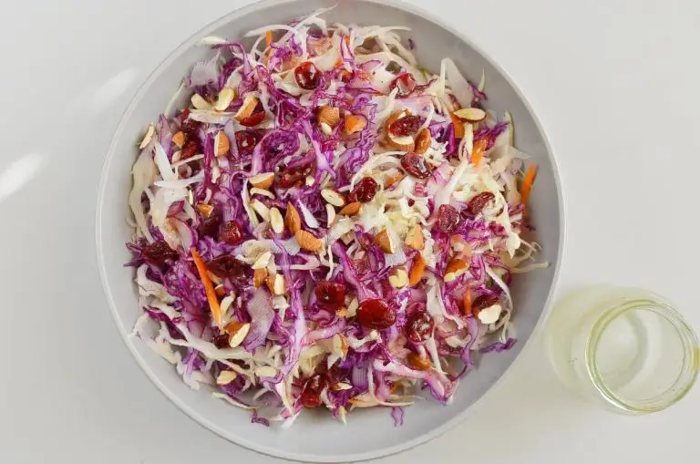 Step 3 - Apple Cranberry Almond Coleslaw Salad