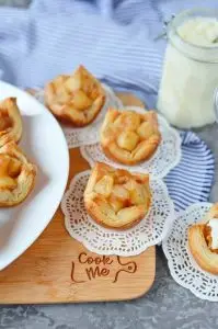 Apple Pie Puff Pastry Cups
