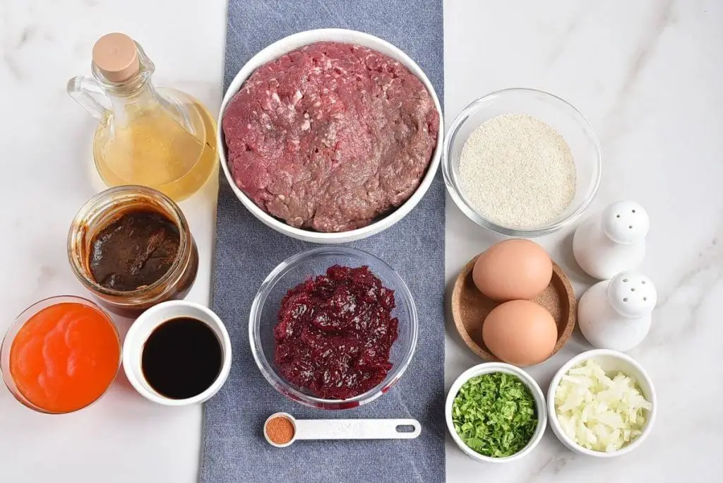 Ingredients for Best Cocktail Meatballs