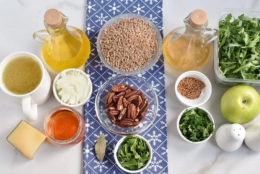 Ingredients for Best-Ever Farro Salad