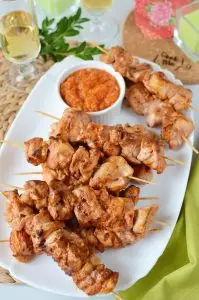 Buttermilk-and-Honey Chicken Kabobs Recipe-How To Make Buttermilk-and-Honey Chicken Kabobs-Delicious Buttermilk-and-Honey Chicken Kabobs