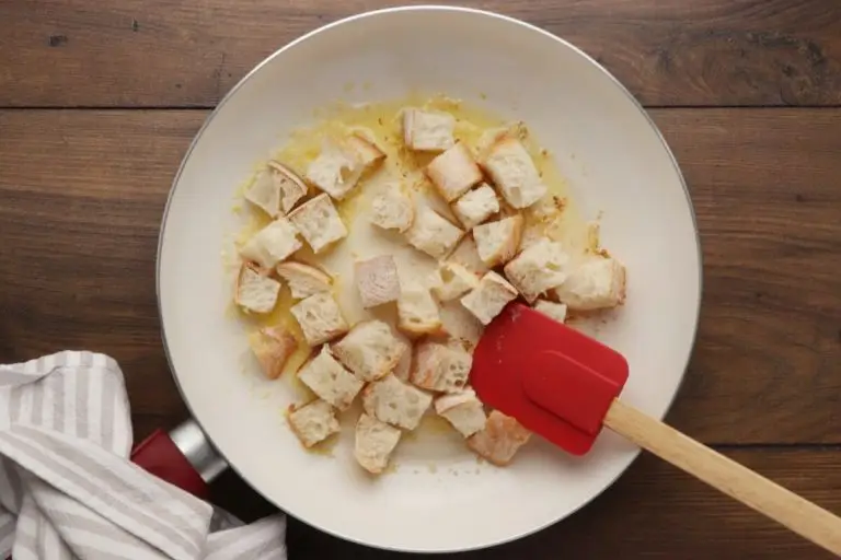 Step 4 - Cauliflower Bisque with Brown Butter Croutons
