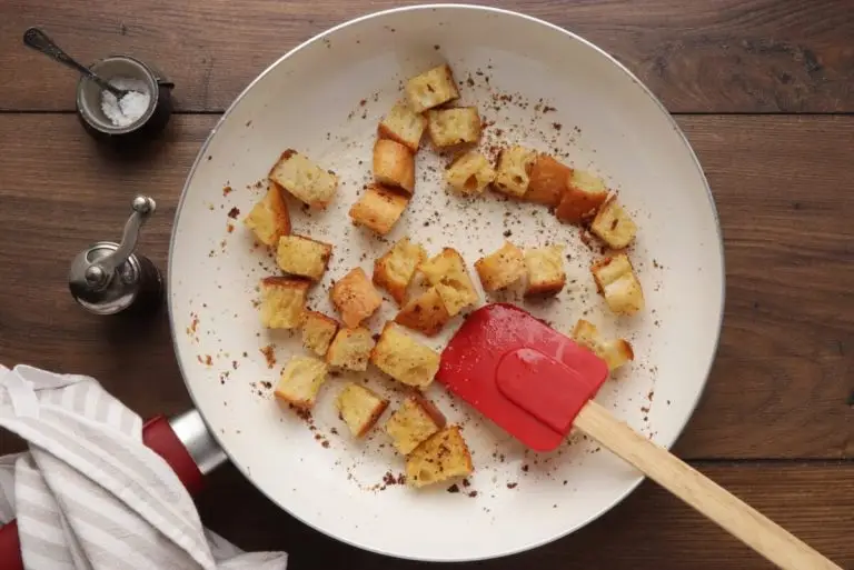 Step 4 - Cauliflower Bisque with Brown Butter Croutons