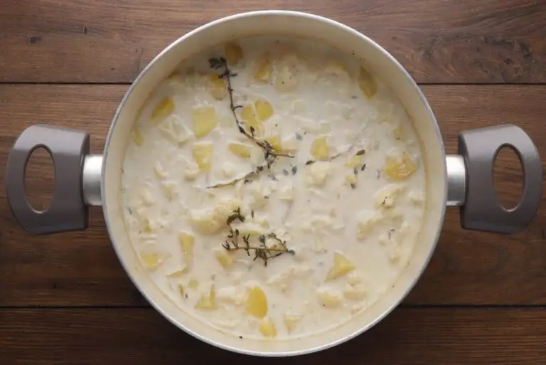 Step 2 - Cauliflower Bisque with Brown Butter Croutons