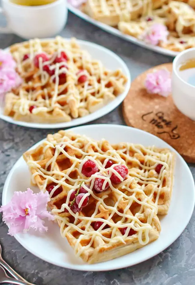 Cinnamon Roll Waffles