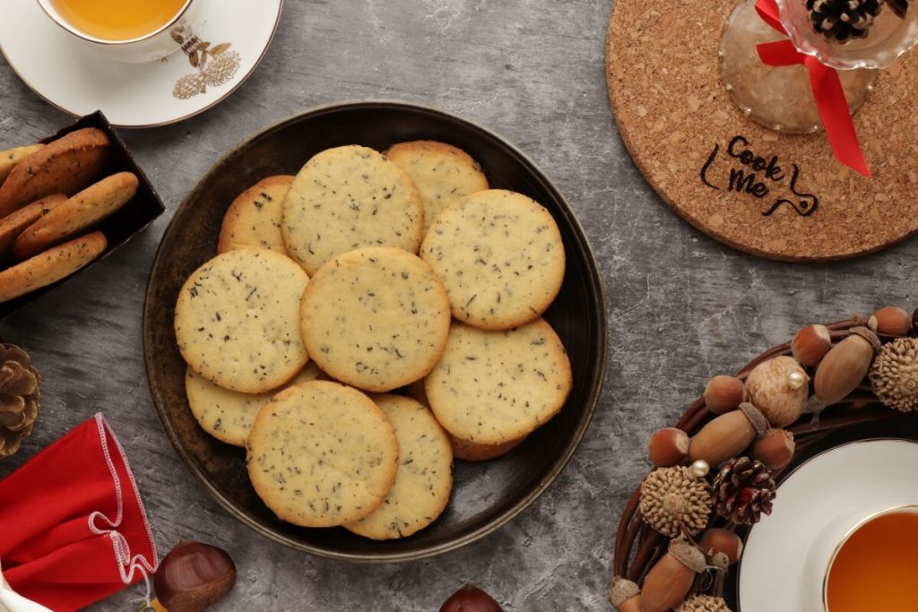 Earl Grey Shortbread Cookies Recipe-Christmas Shortbread Cookies-Easy Shortbread Cookies