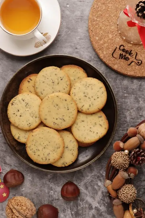 Earl Grey Shortbread Cookies