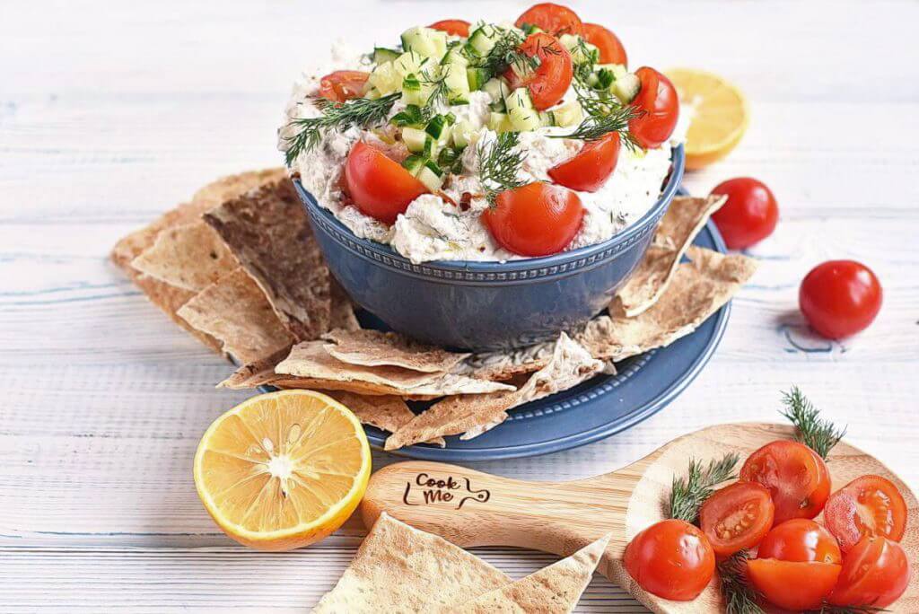 How to serve Greek Feta Dip