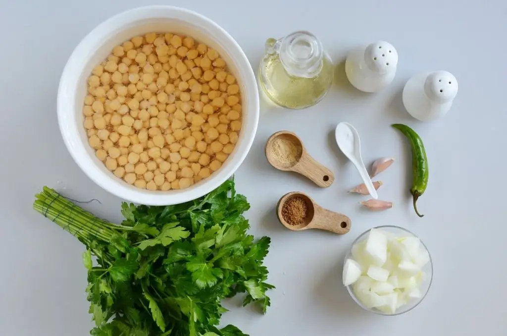 Ingredients for Healthy & Delicious Baked Falafel