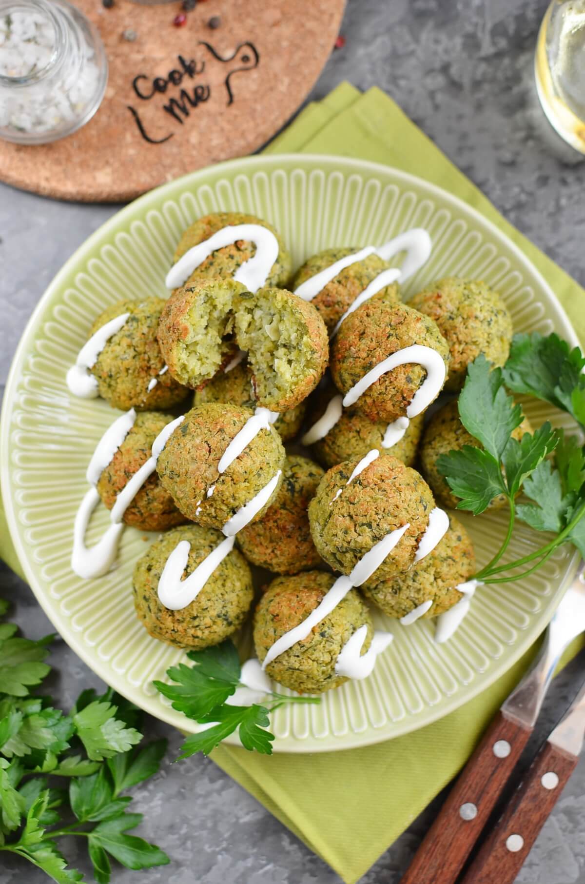 Healthy & Delicious Baked Falafel Recipe - COOK.ME