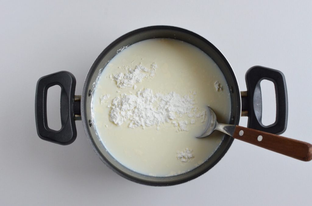 Homemade Eggless Vanilla Custard recipe - step 1