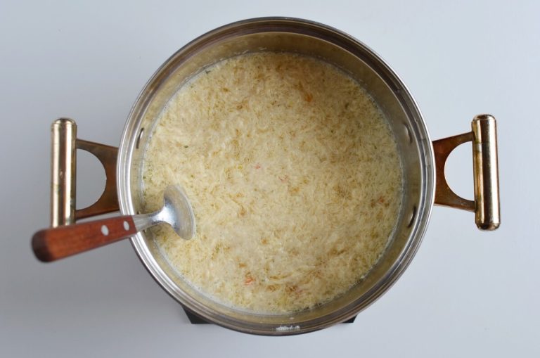 Step 4 - Low Carb Egg Drop Soup
