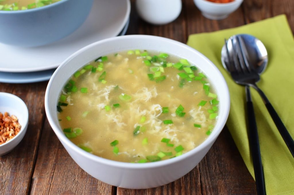 How to serve Low Carb Egg Drop Soup