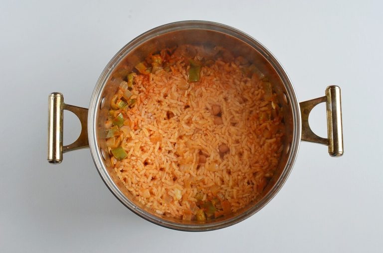 Step 6 - Mexican Rice and Beans