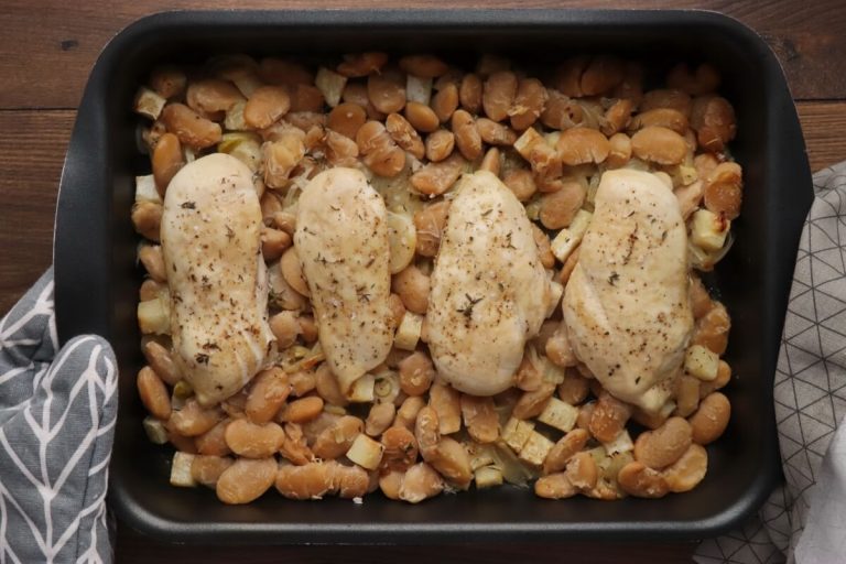 Step 6 - One-Pot Chicken, Leek and Beans