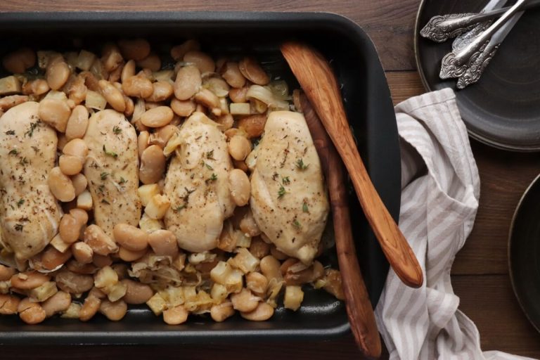 Step 7 - One-Pot Chicken, Leek and Beans