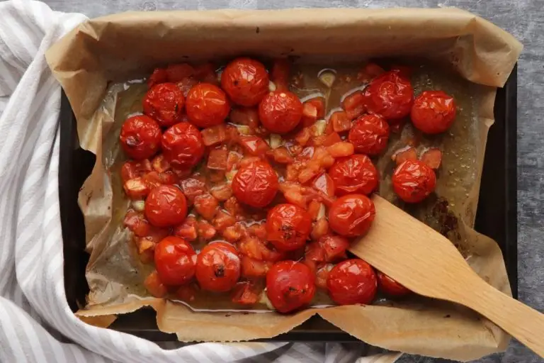 Step 3 - Pasta with Burst Tomatoes and Mascarpone