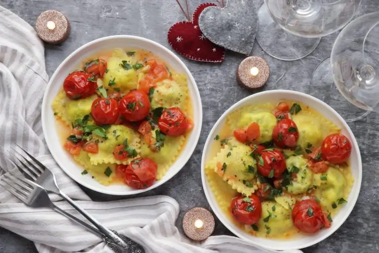 Step 5 - Pasta with Burst Tomatoes and Mascarpone