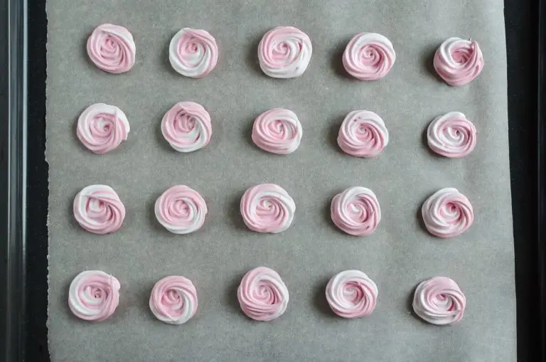 Step 7 - Rose Meringue Cookies