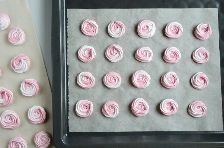 Step 9 - Rose Meringue Cookies