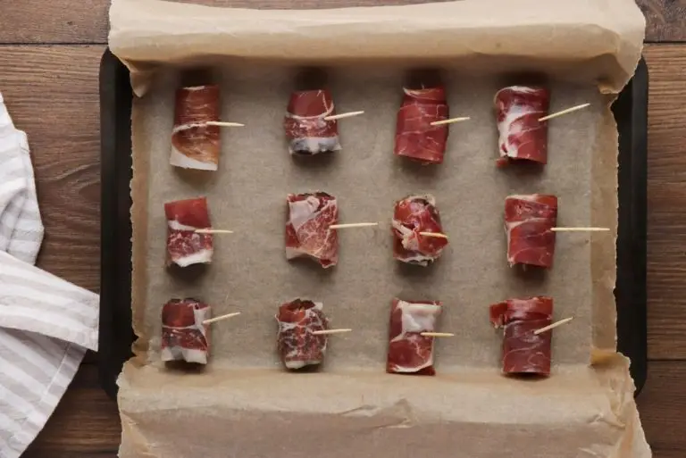 Step 5 - Stilton Stuffed Dates Wrapped in Pancetta