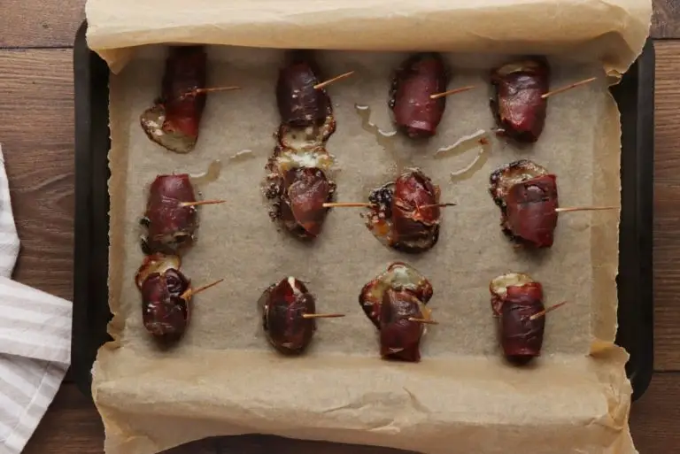 Step 5 - Stilton Stuffed Dates Wrapped in Pancetta