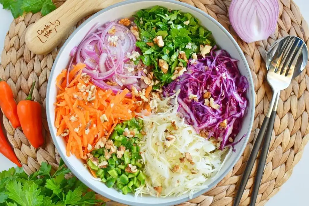 Vegan No Mayo Coleslaw