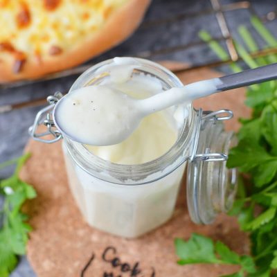 White Pizza Sauce (Quick & Easy) Recipe-How To Make White Pizza Sauce (Quick & Easy)-Delicious White Pizza Sauce (Quick & Easy)