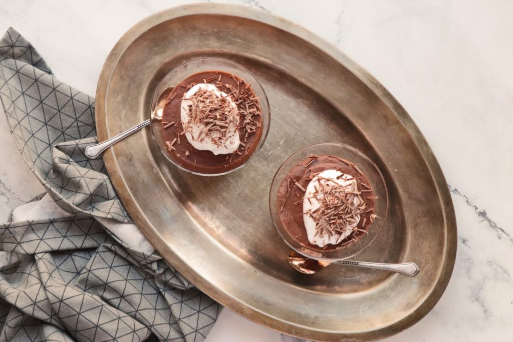 How to serve Aquafaba Chocolate Mousse (Dairy-Free, Gluten-Free)