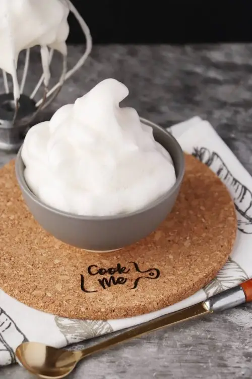 Aquafaba Whipped Cream (Dairy-Free, Vegan)