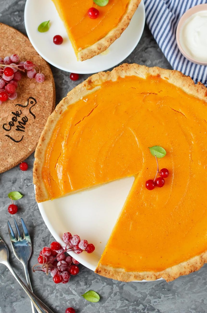 Bourbon Pumpkin Pie Recipe Cook.me Recipes