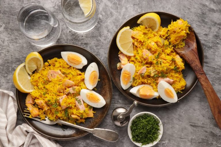 Buttery Leek and Smoked Trout Kedgeree Recipe Cook.me Recipes